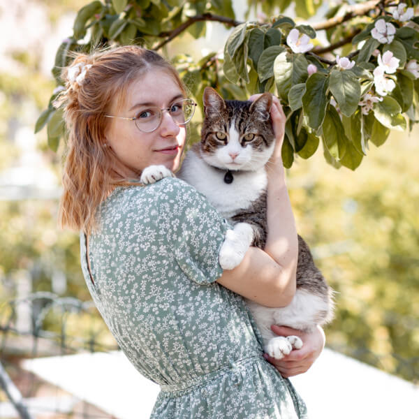 Vici mit Katze